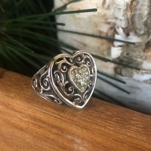Rare Brighton Reno Heart Ring